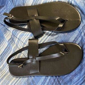 Black Strappy Sandals